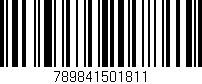 Código de barras (EAN, GTIN, SKU, ISBN): '789841501811'