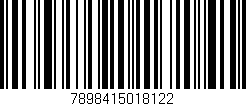 Código de barras (EAN, GTIN, SKU, ISBN): '7898415018122'