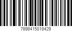 Código de barras (EAN, GTIN, SKU, ISBN): '7898415018429'