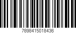 Código de barras (EAN, GTIN, SKU, ISBN): '7898415018436'