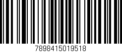 Código de barras (EAN, GTIN, SKU, ISBN): '7898415019518'
