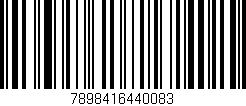 Código de barras (EAN, GTIN, SKU, ISBN): '7898416440083'