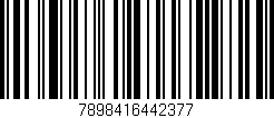 Código de barras (EAN, GTIN, SKU, ISBN): '7898416442377'