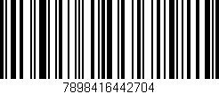 Código de barras (EAN, GTIN, SKU, ISBN): '7898416442704'