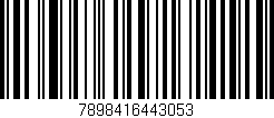 Código de barras (EAN, GTIN, SKU, ISBN): '7898416443053'