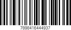 Código de barras (EAN, GTIN, SKU, ISBN): '7898416444937'