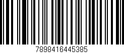 Código de barras (EAN, GTIN, SKU, ISBN): '7898416445385'
