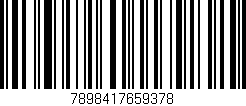 Código de barras (EAN, GTIN, SKU, ISBN): '7898417659378'