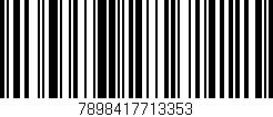 Código de barras (EAN, GTIN, SKU, ISBN): '7898417713353'