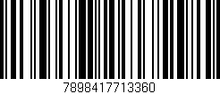 Código de barras (EAN, GTIN, SKU, ISBN): '7898417713360'