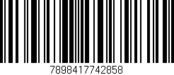 Código de barras (EAN, GTIN, SKU, ISBN): '7898417742858'