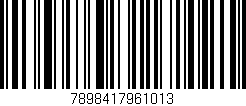 Código de barras (EAN, GTIN, SKU, ISBN): '7898417961013'
