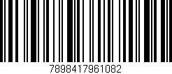 Código de barras (EAN, GTIN, SKU, ISBN): '7898417961082'