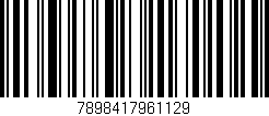 Código de barras (EAN, GTIN, SKU, ISBN): '7898417961129'