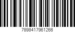 Código de barras (EAN, GTIN, SKU, ISBN): '7898417961266'