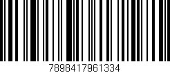 Código de barras (EAN, GTIN, SKU, ISBN): '7898417961334'