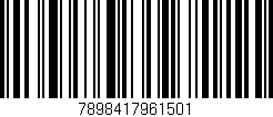 Código de barras (EAN, GTIN, SKU, ISBN): '7898417961501'