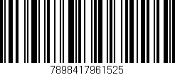 Código de barras (EAN, GTIN, SKU, ISBN): '7898417961525'