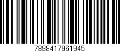 Código de barras (EAN, GTIN, SKU, ISBN): '7898417961945'
