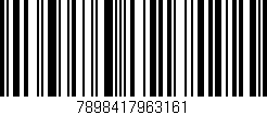 Código de barras (EAN, GTIN, SKU, ISBN): '7898417963161'