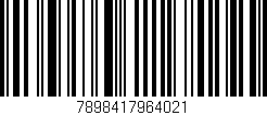 Código de barras (EAN, GTIN, SKU, ISBN): '7898417964021'