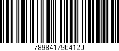 Código de barras (EAN, GTIN, SKU, ISBN): '7898417964120'