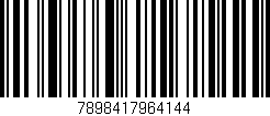 Código de barras (EAN, GTIN, SKU, ISBN): '7898417964144'