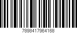 Código de barras (EAN, GTIN, SKU, ISBN): '7898417964168'