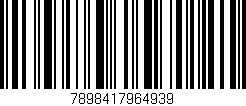 Código de barras (EAN, GTIN, SKU, ISBN): '7898417964939'