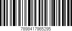 Código de barras (EAN, GTIN, SKU, ISBN): '7898417965295'