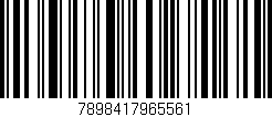Código de barras (EAN, GTIN, SKU, ISBN): '7898417965561'