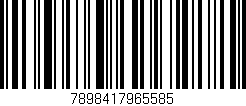 Código de barras (EAN, GTIN, SKU, ISBN): '7898417965585'