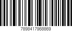 Código de barras (EAN, GTIN, SKU, ISBN): '7898417968869'