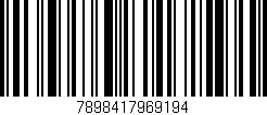 Código de barras (EAN, GTIN, SKU, ISBN): '7898417969194'