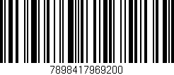 Código de barras (EAN, GTIN, SKU, ISBN): '7898417969200'