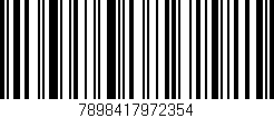 Código de barras (EAN, GTIN, SKU, ISBN): '7898417972354'