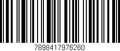 Código de barras (EAN, GTIN, SKU, ISBN): '7898417976260'