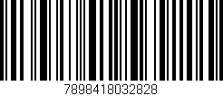 Código de barras (EAN, GTIN, SKU, ISBN): '7898418032828'