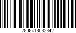 Código de barras (EAN, GTIN, SKU, ISBN): '7898418032842'