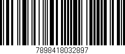 Código de barras (EAN, GTIN, SKU, ISBN): '7898418032897'