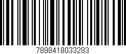 Código de barras (EAN, GTIN, SKU, ISBN): '7898418033283'
