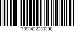 Código de barras (EAN, GTIN, SKU, ISBN): '7898422280390'