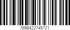 Código de barras (EAN, GTIN, SKU, ISBN): '7898422745721'