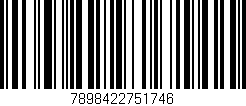 Código de barras (EAN, GTIN, SKU, ISBN): '7898422751746'