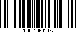 Código de barras (EAN, GTIN, SKU, ISBN): '7898428601977'