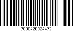 Código de barras (EAN, GTIN, SKU, ISBN): '7898428924472'
