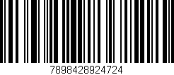 Código de barras (EAN, GTIN, SKU, ISBN): '7898428924724'