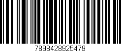 Código de barras (EAN, GTIN, SKU, ISBN): '7898428925479'