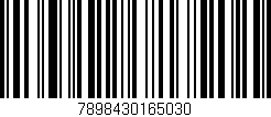 Código de barras (EAN, GTIN, SKU, ISBN): '7898430165030'