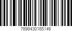 Código de barras (EAN, GTIN, SKU, ISBN): '7898430165146'